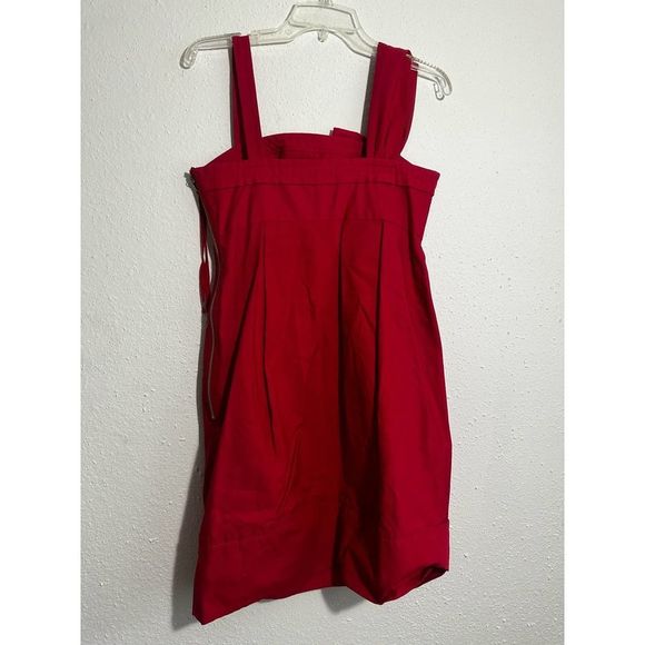 Red marc by marc jacobs cotton dress Sleeveless W/attached bow Detail - Picture 7 of 7